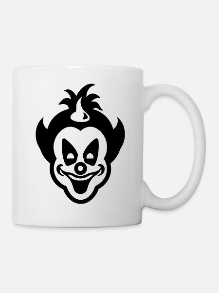 Clown - Tasse - Weiß