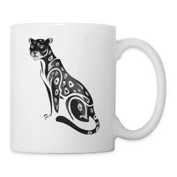 Majestätischer Dschungel-Panther Kunst für - Tasse - Weiß - Rechts