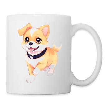 HIER IST DIE PFOTE - Tasse - Weiß - Rechts