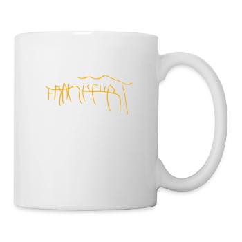 Le souvenir artistique de Francfort - Mug blanc - blanc - Droite