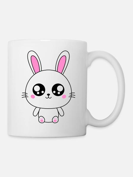 Cute Rabbit - Mug - white