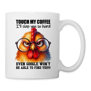 Chicken hen Colorful Farm Isolated Rooster Coffe - Mug - white - Right