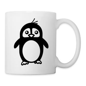 Pingouin - Mug blanc - blanc - Droite