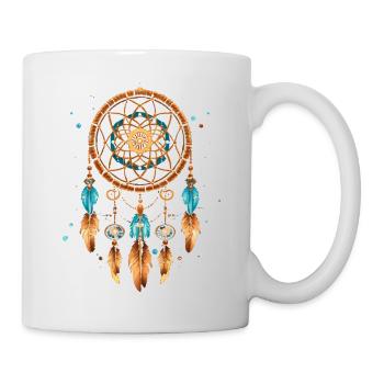 Native American Dreamcatcher Spirituality & Esotericism - Mug - white - Right