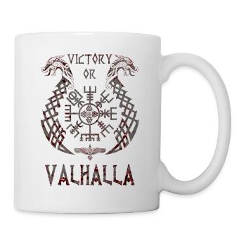 Vikings norden valhalla suède scandinavia flaga - Mug blanc - blanc - Droite