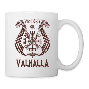Vikings norden valhalla suède scandinavia flaga - Mug blanc - blanc - Droite