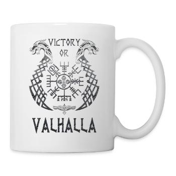 Vikings norden valhalla suède scandinavia flaga - Mug blanc - blanc - Droite