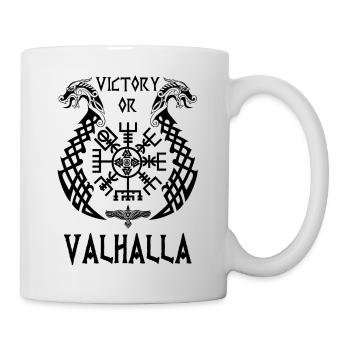 Vikings norden valhalla suède scandinavia flaga - Mug blanc - blanc - Droite
