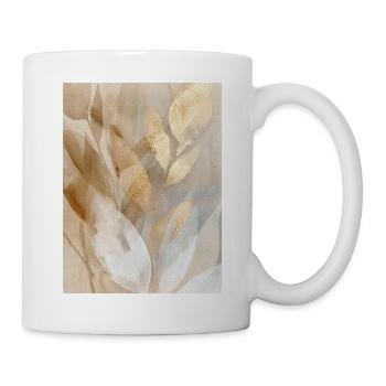 Gold Accent Leaves - Mug - white - Right