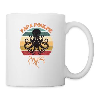 PAPA POULPE - Mug blanc - blanc - Droite