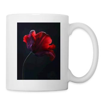 Poster Red Beauty 2 - Tasse - Weiß - Rechts