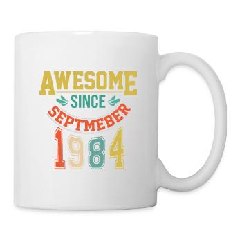 September 1984 Birthday September 1984 Gift - Mug - white - Right