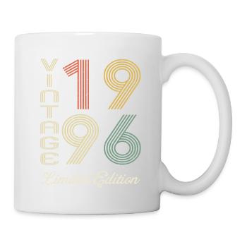 1996 Anniversaire Né en 1996 vintage Rétro. Editio - Mug blanc - blanc - Droite