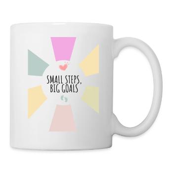 Small Steps Big Goals - Mug - white - Right