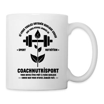 CITATION NUTRISPORT FRANÇAIS - Mug blanc - blanc - Droite
