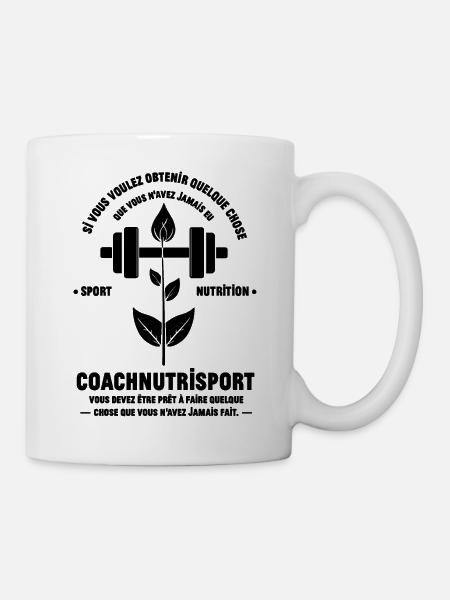 FRANZÖSISCHES NUTRISPORT-ZITAT - Tasse - Weiß