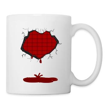 Schoko Kern - Tasse - Weiß - Rechts