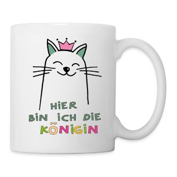 here I am the queen - Mug - white - Right