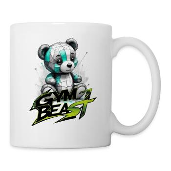 teddy gym beast - Tasse - Weiß - Rechts