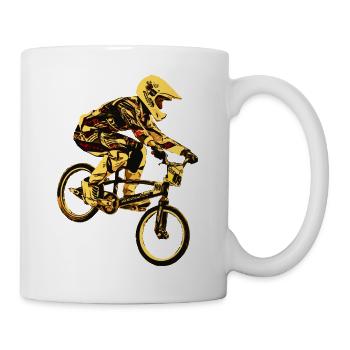 bmx - Mug blanc - blanc - Droite