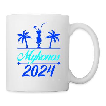 mykonos 2024 - Tasse - Weiß - Rechts
