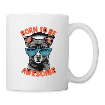 BORNE TO BE AWESOME - Mug blanc - blanc - Droite