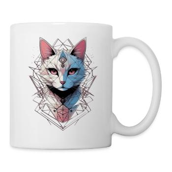 Geometric Kitten 2 🐾 - Mug - white - Right