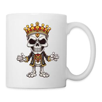 King Crown Skeleton - Mug - white - Right