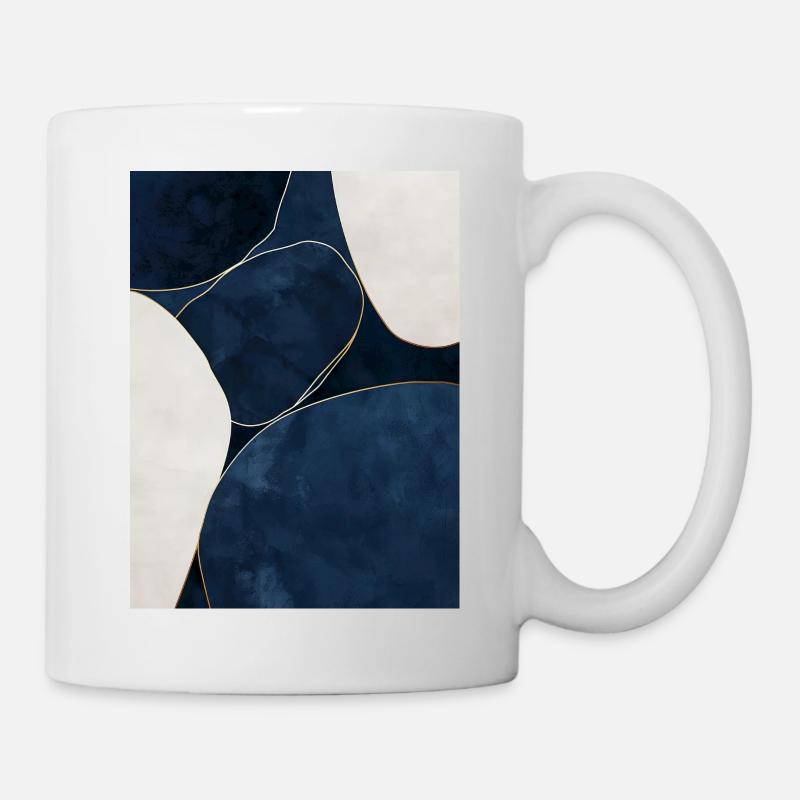 Vert Abstrait 16 - Mug blanc - blanc