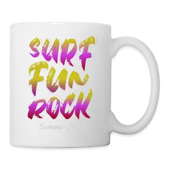 Surf Fun Rock - Mug - white - Right