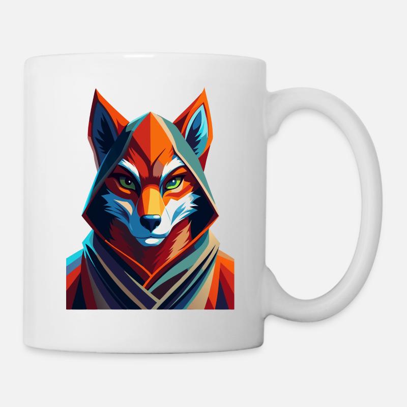 Renard habillé - Mug blanc - blanc