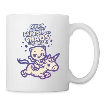Sparkle Farts - Kitten & The Unicorn - Mug - white - Right