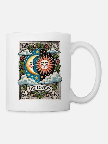 Die Liebenden - Tasse - Weiß
