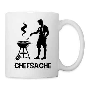 Grillen - Tasse - Weiß - Rechts