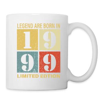 Original Calendrier 1999 Vintage anniversaire rétr - Mug blanc - blanc - Droite