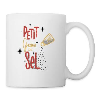 Petit Grain De Sel - Mug blanc - blanc - Droite