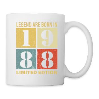 Original Calendar 1988 Vintage Birthday Rec - Mug - white - Right