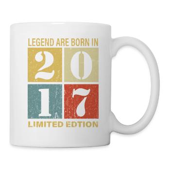 Original Calendar 2017 Vintage Birthday Rec - Mug - white - Right