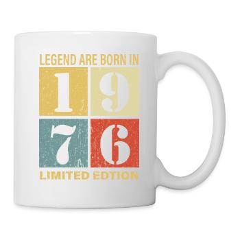 Original Calendrier 1976 Vintage anniversaire rétr - Mug blanc - blanc - Droite