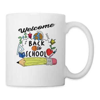 Back to school - Tasse - Weiß - Rechts