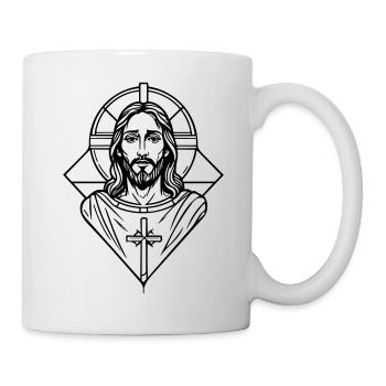 Jésus - Mug blanc - blanc - Droite