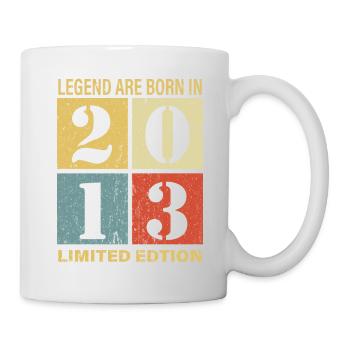 Original Calendar 2013 Vintage Birthday Rec - Mug - white - Right