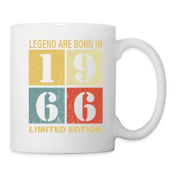 Original Calendar 1966 Vintage Birthday Rec - Mug - white - Right