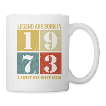 Original Calendar 1973 Vintage Birthday Rec - Mug - white - Right