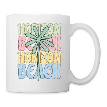 HORIZON BEACH - Tasse - Weiß - Rechts