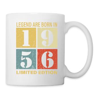 Original Kalender 1956 Vintage Geburtstag Rets - Tasse - Weiß - Rechts