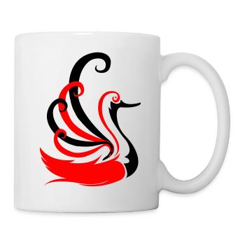 cygne - Mug blanc - blanc - Droite