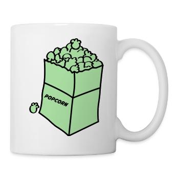 Maïs soufflé 2 - Mug blanc - blanc - Droite