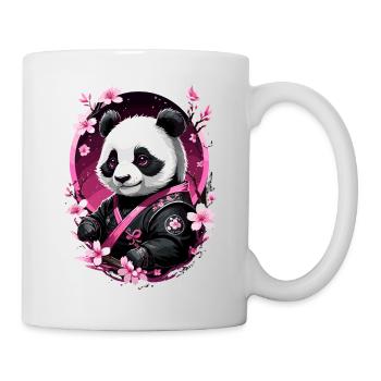 Panda japan pink asien - Tasse - Weiß - Rechts