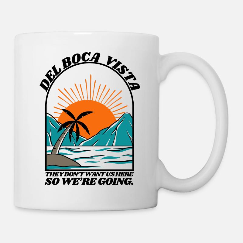 Del Boca Vista, Florida. Vintage - Tasse - Weiß